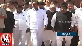 CM KCR Delhi Tour | KCR To Meet Union Ministers And PM Modi | NITI Aayog | V6 News