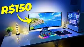 PRODUTOS BARATOS que você PRECISAR TER no seu SETUP GAMER!!! (até R$150)
