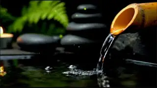 Fall Asleep Fast 🌿 Bamboo Water Fountain for Deep Sleep & Calm Mind