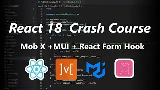 React 18 Crash Course 2023 - Project Based (POS - Point Of Sale) with MobX, MUI, React Hook Form
