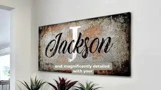 Family Last Name Sign