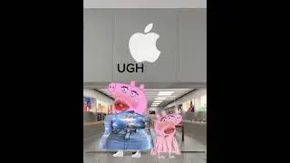 When Peppa gets a NEW IPad! 🐷🌺😃💻 #emilygamebox #peppapig #apple