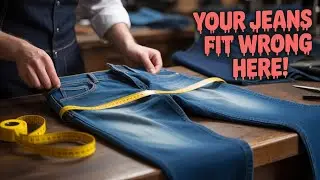 Perfect Skinny Jeans Fit! 👖🔥 Tightening Waist & Legs With a Tailor-Pro Secret