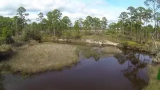 Yents bayou Drone flight Franklin County Florida