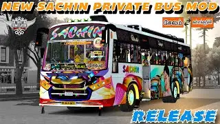 NEW SACHIN PRIVATE BUS MOD LIVERY RELEASE 🤩🚀💥