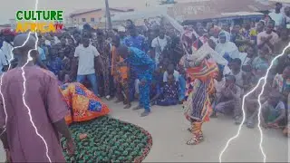 President's Day: Unforgettable Moments with Egun Oyadola displays at the Orile Agege Egun Festival.