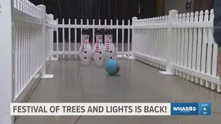 Festival of Trees and Lights at Slugger Field giving to a good cause
