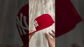New York Yankees 1999 World Series New Era 59Fifty Fitted Hat RED Pink Under Brim Glow