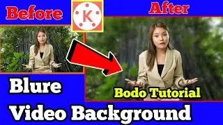 How to Blure video background || Bodo Tutorial Kinemaster