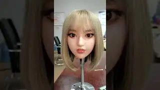 cross love crossdresser silicone wearable AI speaking Robot Head Mask