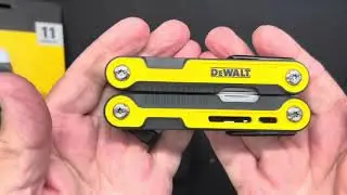 Открытие многофункционального ящика для инструментов Dewalt 11 в 1