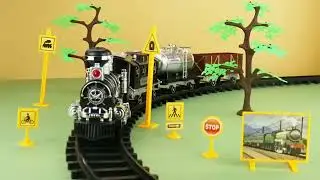 Musical Smoke Train 🚂 with Remote Control | Explore #SiriToyCollections #train