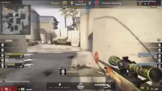 Fnatic Olofmeister Insane Awp Flick vs Gambit @ ELEAGUE MAJOR 2017