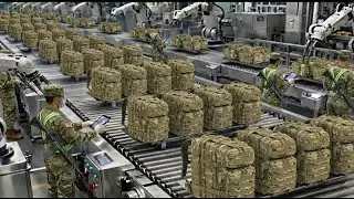 Inside a Military Backpack Factory | How Tactical Backpacks Are Made (Full Process)