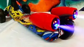 Monopatin Plegable Scooter Luz Humo Sonido
