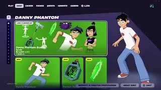 *New* Danny Phantom Skins And Emotes in Item Shop Today!
