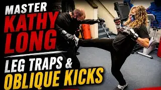 🔥 Leg Traps & Oblique Kicks #Master #Legend #KathyLong #5XWorldChamp