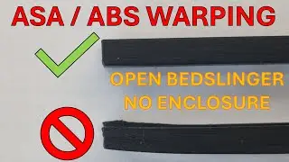 Avoid ABS/ASA Warping with Slicer Settings - Even on Open Bedslinger