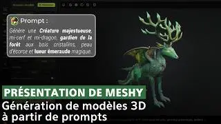J&rsquo;ai test&eacute; Meshy : l&rsquo;IA qui g&eacute;n&egrave;re vos mod&egrave;les 3D en un clic !