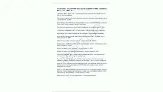 CALIFORNIA DMV PERMIT TEST EXAM QUESTIONS AND ANSWERS WELL EXPLAINED 1787