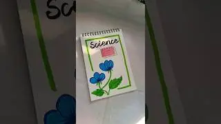 Science front page design ideas #coverpage #frontpage #shorts