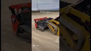 KUBOTA V CAT Which one are you running? #aivideo #kubota #caterpillar #skidsteers #equipment
