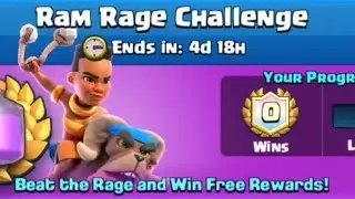 Clash Royale (January Update) - Ram Rage Challenge (Part 1)