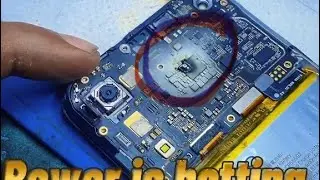 Oppo A54 power ic hap short problem#repair
