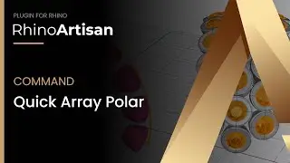 How to Use Quick Polar Array in Rhino | RhinoArtisan