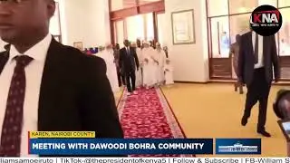 DRAMATIC MOMENTS SEE HOW P RUTO WAS WELCOMED BY KIDS FROM DAWOODI BOHRA