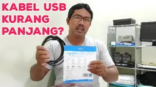 Kabel USB Kurang Panjang? Pakai Vention USB 3.0 Extender Cable Male to Female | USB Extender Cable