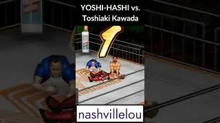 YOSHI-HASHI vs Toshiaki Kawada #videogame #firepro #fireproworld #prowrestling #NJPW #NewJapan #AEW