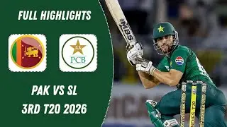 Pakistan vs Sri Lanka 3rd T20 Highlights 2026 | Pak vs SL