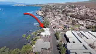 Lahaina's FRONT Street - The First RESTAURANT is Open after the FIRE !!! - Walking Tour