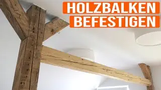 Attach wooden beams // For children's swings, hanging chairs, punching bags, or just as decoration