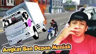 Ngeri❗❗❗ Kiki Core Bawa Truk Squadcore Angkat Ban - Bussid