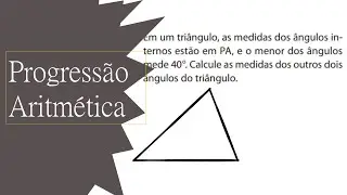 Triângulo e Progressão Aritmética (PA)