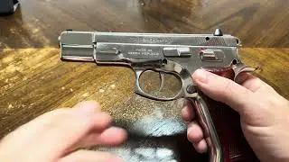 CZ 75B polished stainless trigger update