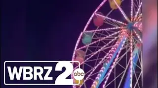 Ferris Wheel spins out of control with riders on board at Louisiana festival