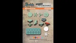 Paperbabe Stamps New Product: Jointed Paper Art Doll ~ Paper Brad Cutting Die