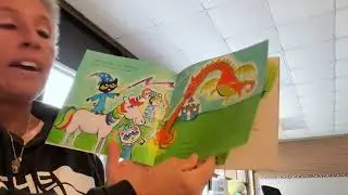 Pete the Cat Checks out the Library with questions.     January 22, 2026