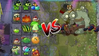 PvZ 2 - Random  Plants Team Vs Turkey &  Gagantuar Zombies Team -  who will win ? #pvzgameplay