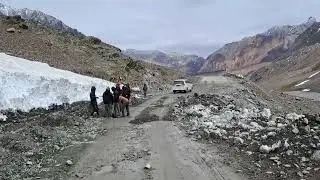 Snow across Baralacha Pass