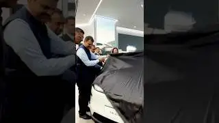 India's First #Tesla inaugurated in BKC Mumbai by Chief Minister Devendra Fadnavis