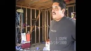 Dec 18, 1999: Cement work at Hector's house in Hemet CA