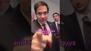 Senator Marco 'Mark Rubio from Florida smacks down protestors with 