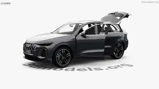 Audi Q5 S-line with HQ interior 2025 3D model by 3DModels.org