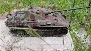 Modellpanzer Tiger 1 Fr&uuml;hversion & Panther Aus. F. (RC-Tank)