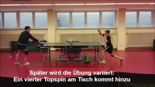 Kaderspieler Edgar Walter (13) mit Halbdistanz-&Uuml;bung
