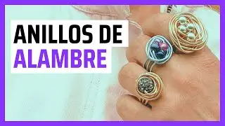 Como hacer ANILLOS DE ALAMBRE paso a paso DIY